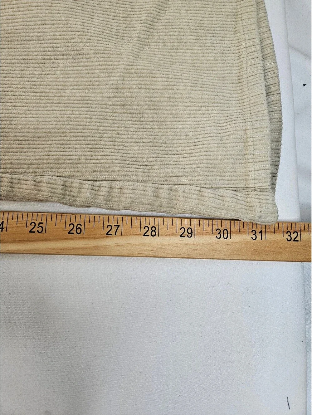 Vintage-Inspired Hammies Sand/Blue Poppy Corduroy Bell Bottom Pants Men-30 Waist